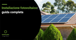 Installazione fotovoltaico