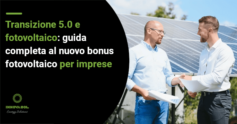Transizione 5.0 fotovoltaico
