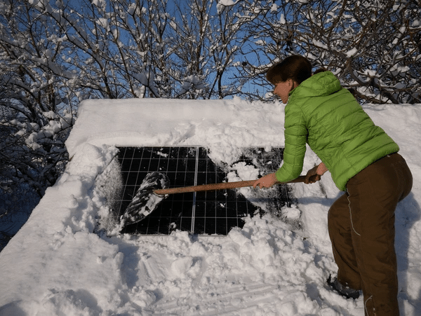 pulizia fotovoltaico neve fai da te