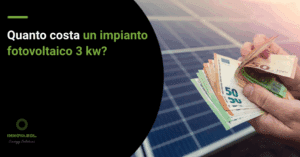 costi impianto fotovoltaico da 3 kw