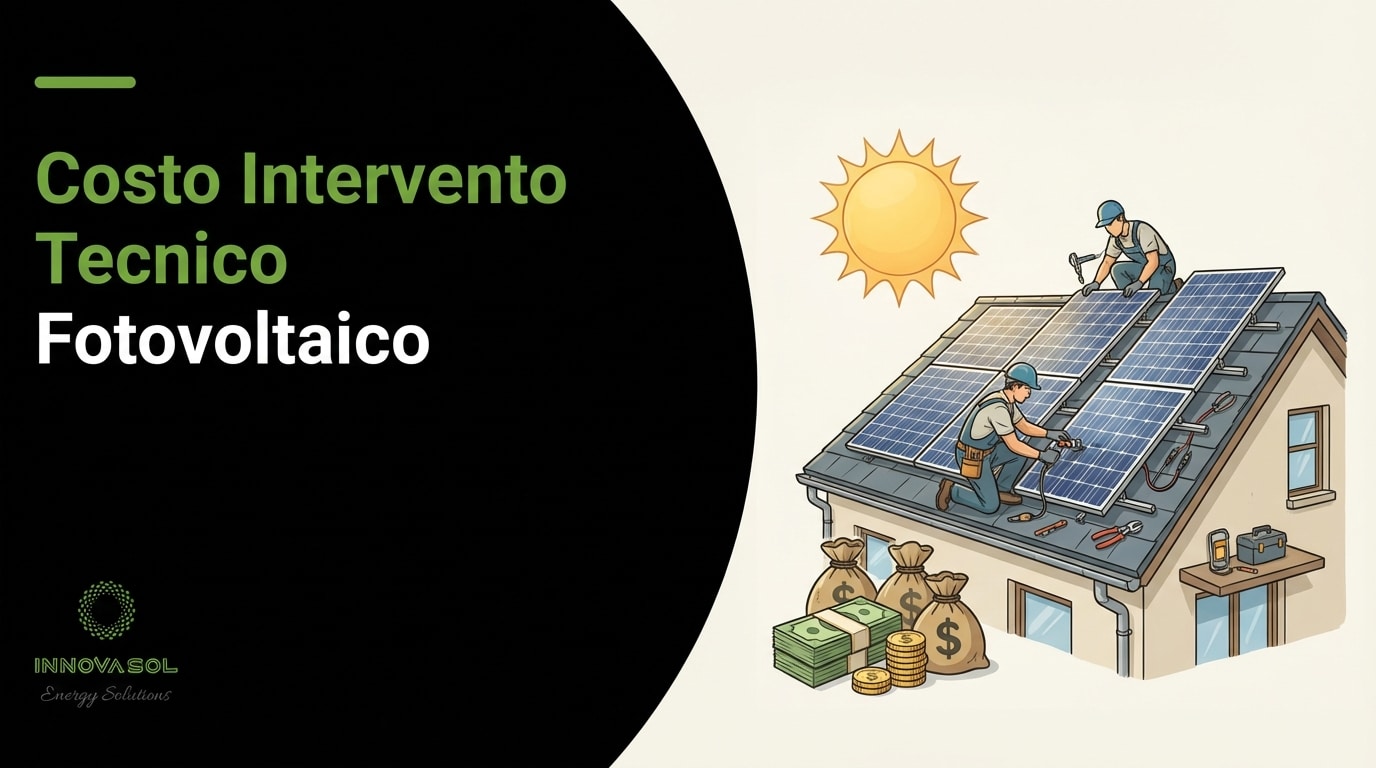 Costo Intervento Tecnico Fotovoltaico Costo Intervento Tecnico Fotovoltaico